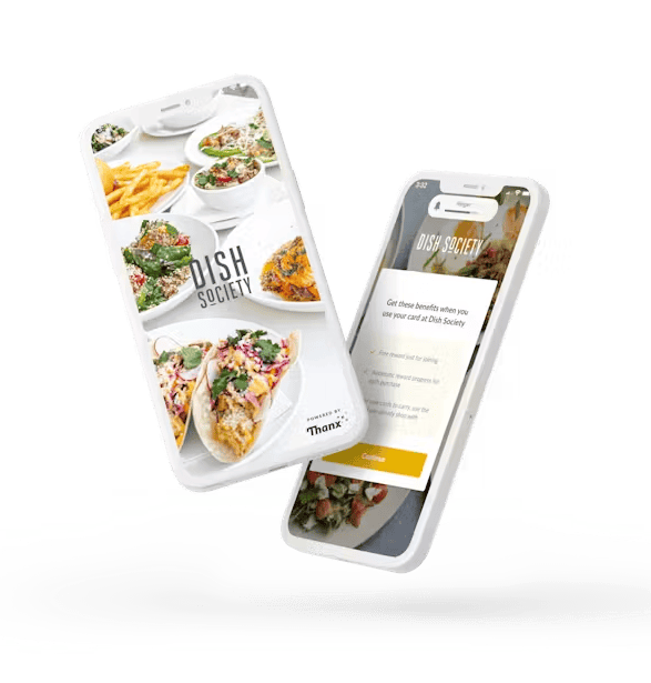 mobile device with dish society website