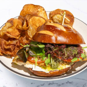 Grilled Pesto Chicken Sandwich