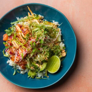 salmon poke bowl