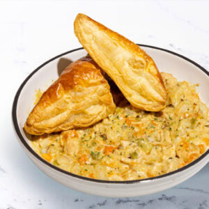 Half Portion Deconstructed Chicken Pot Pie