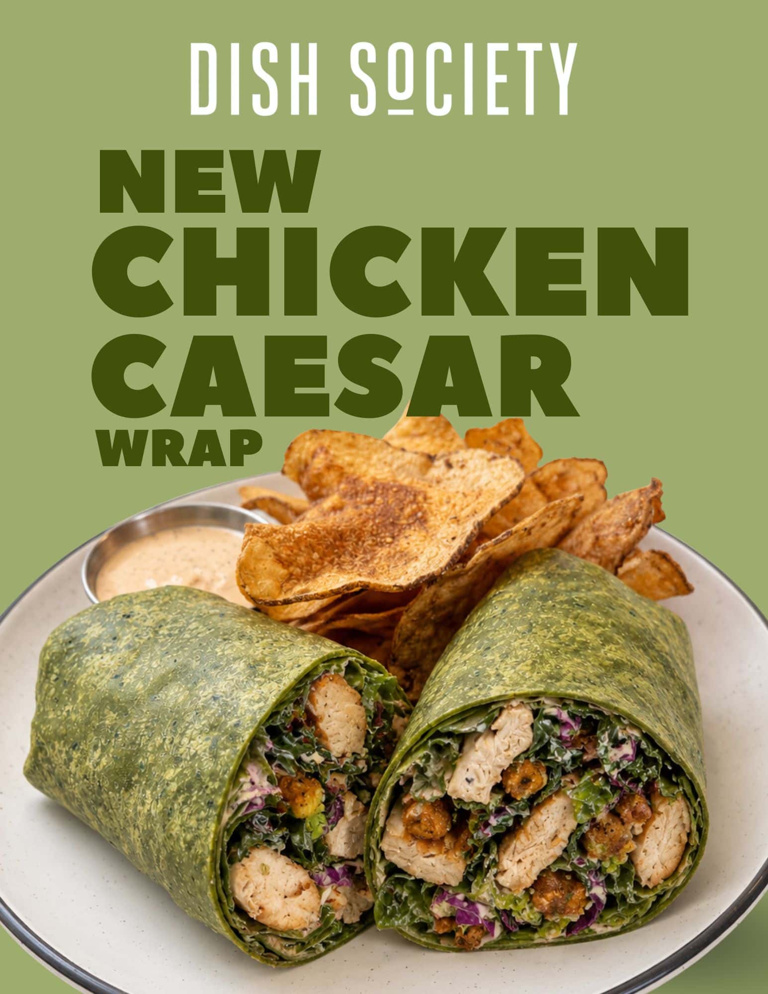Dish.Society.Chicken.Caesar.Wrap