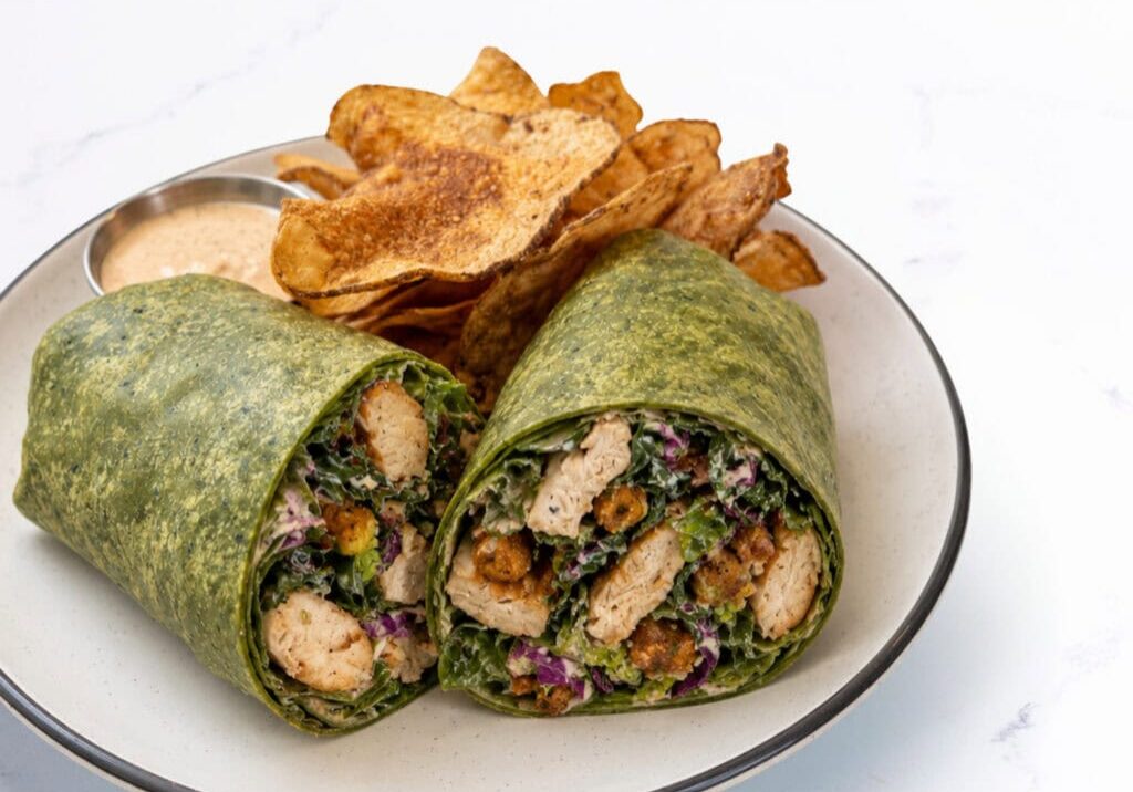 Dish-Society-Chicken-Caesar-wrap-seed-oil-free