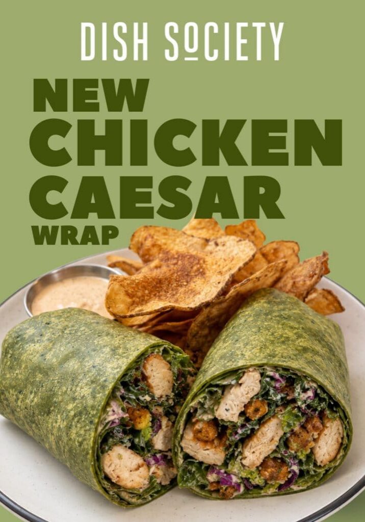 Dish.Society.Chicken.Caesar.Wrap