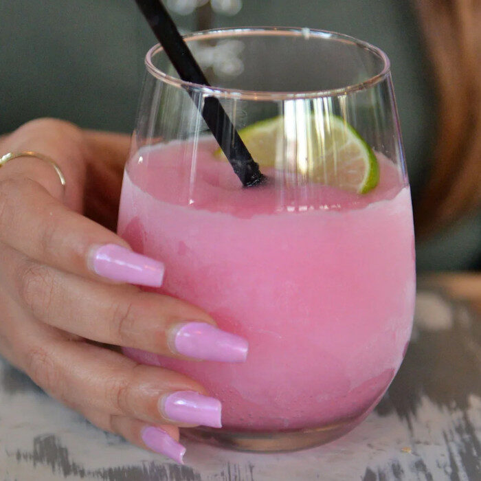 pink cocktail