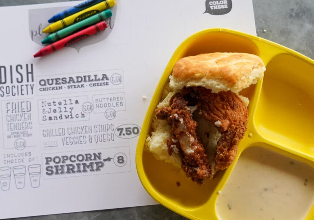 kids chicken and biscuits