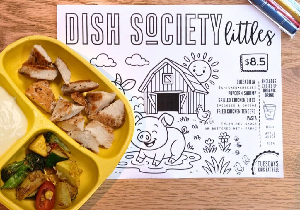 kids chicken and veggies olo